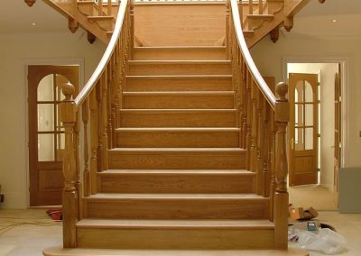 Oak Curved Staircase